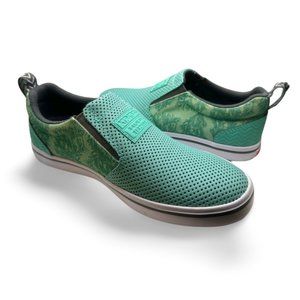 Xtratuf XSW-300 Women's Salmon Sisters Sharkbyte Green Boat Shoes Size 6.5